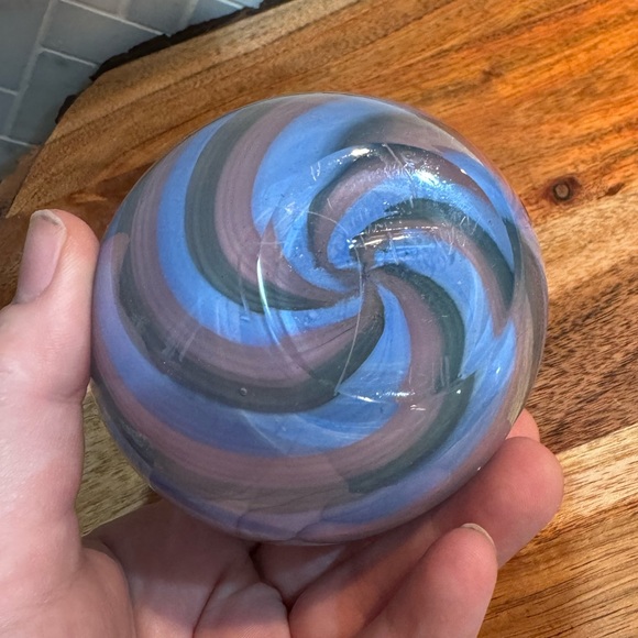 Hand blown art glass vase artist signed - Picture 5 of 6